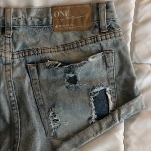 ONE by one teaspoon denim shorts